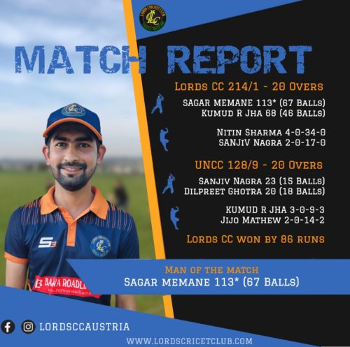 Match Report – LCC vs UNCC